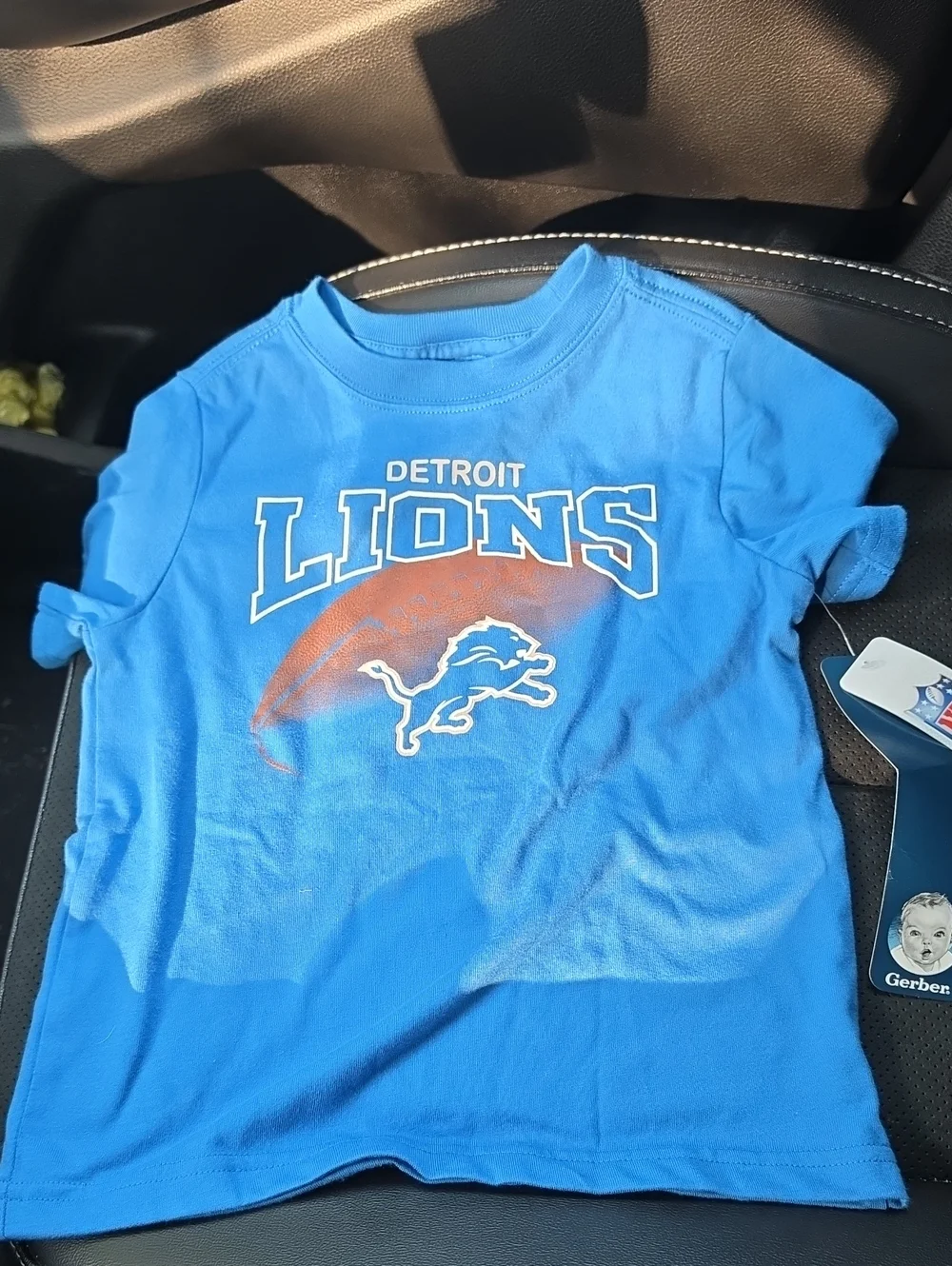 Detroit Lions Kids T-Shirts - Blue & Gray 4T Gerber